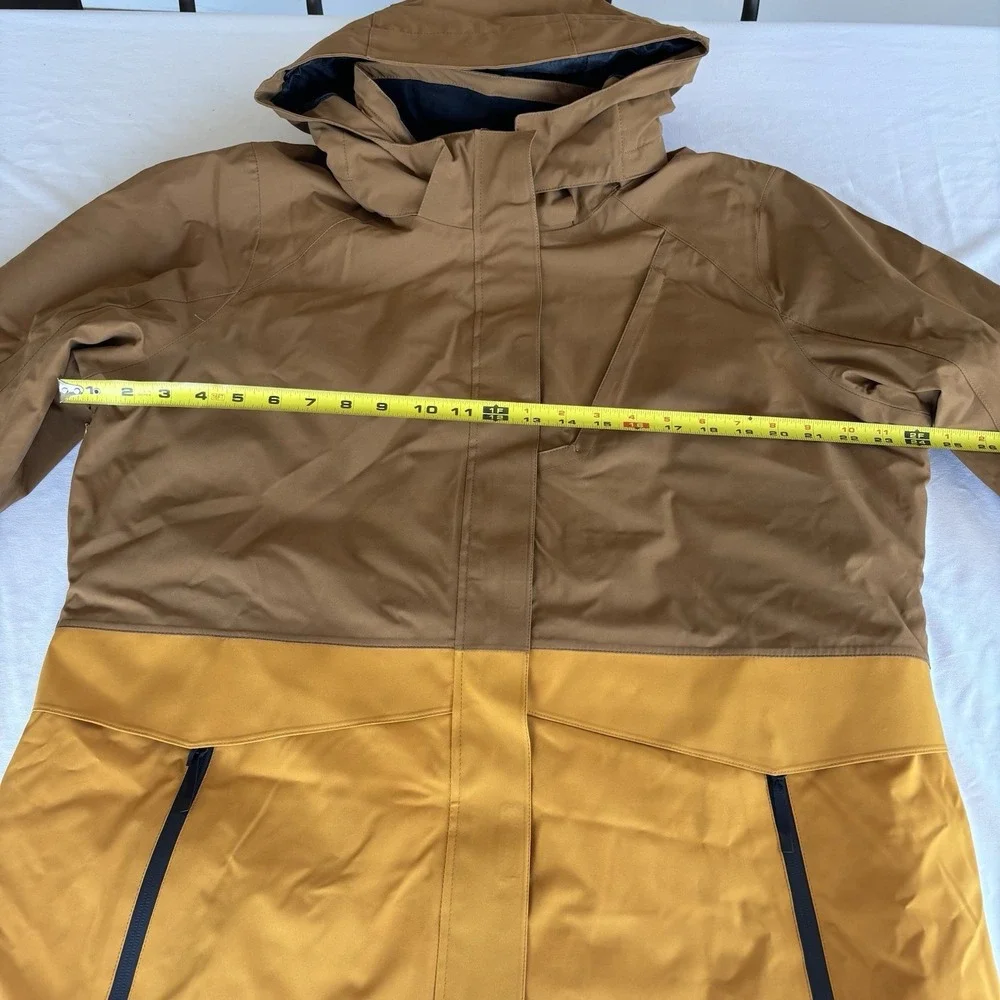 Boulder Gear Mens Incline Insulated Ski Jacket XL Brown Mustard